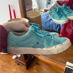 Blue Converse x Golf le Fleur Womens size 8